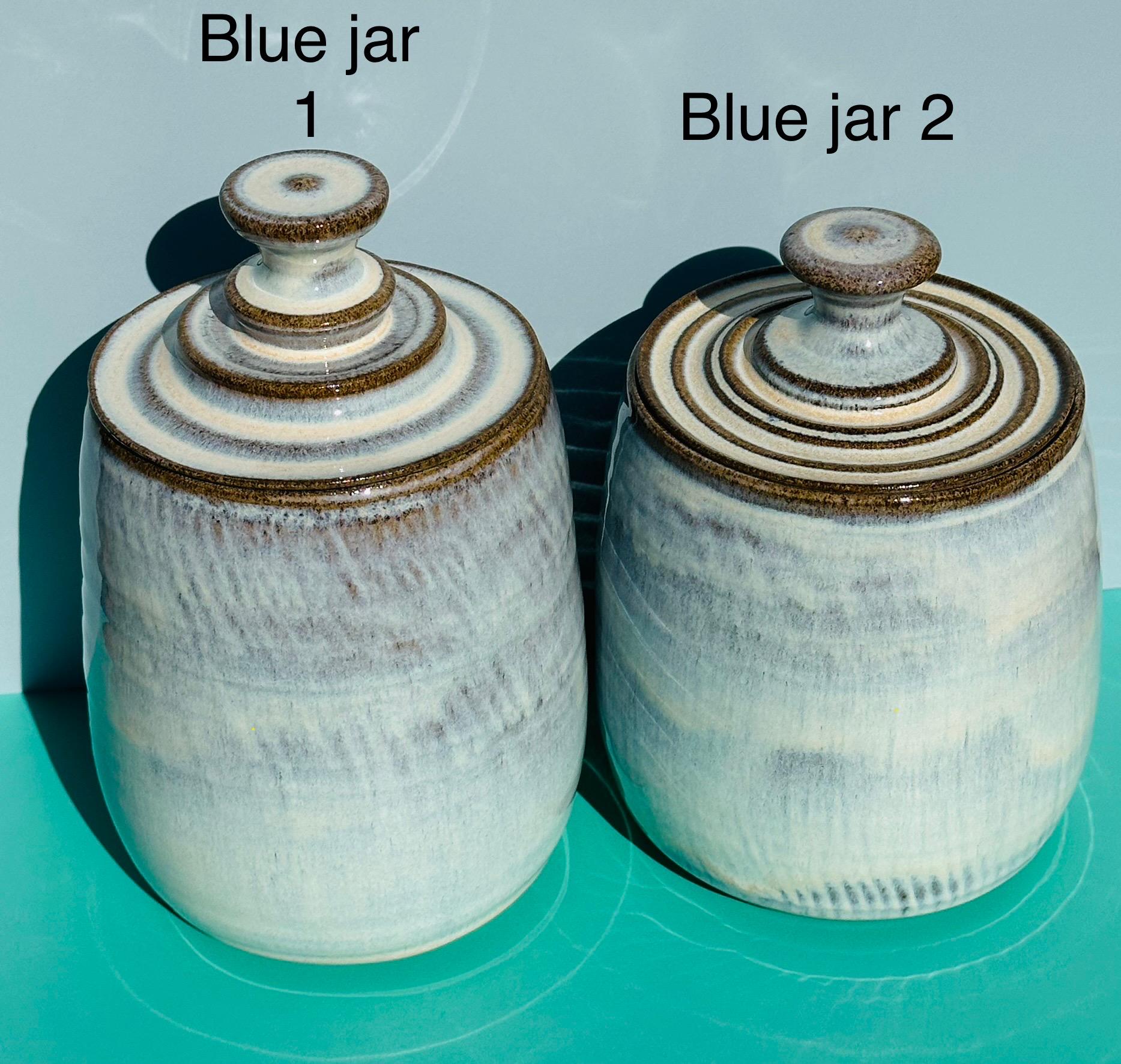 QUXIJA Ceramic Tea Bag Storage Organizer With Lid - 3.7x3.7x5.2 Inches, Turquoise, Holds 20-30 Tea Bags - View #6