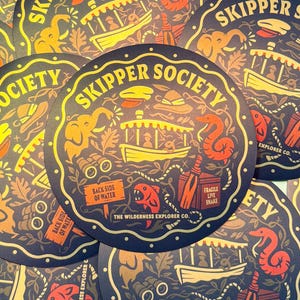 Jungle Cruise Skipper Attraction Inspired Sticker/Magnet