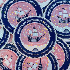 Peter Pan's Flight Attraction Inspired Vinyl Sticker/Magnet