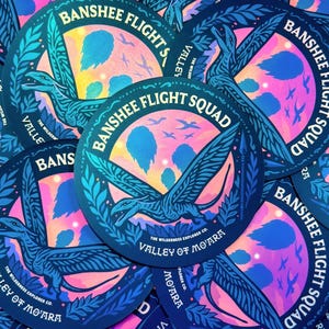 Flight of Passage Inspired Matte Metallic Avatar Vinyl Sticker/Magnet