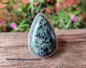 Kammeritring: Boho-smycken i 925 sterlingsilver för kvinnor, presentartikel