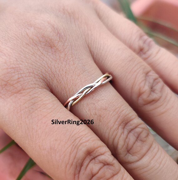 Bague En Argent 925 Sterling - Bijou Serti, Occasion Avec éventuelles Traces D'usure
