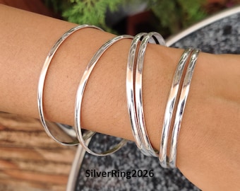 Pandora S925 Sterling Silver Shimmering Wish Bracelet Bangle