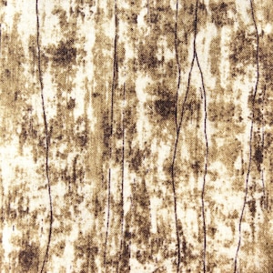 cotton fabric #49 wood bark fabric landscape quilt fabric 1 yard