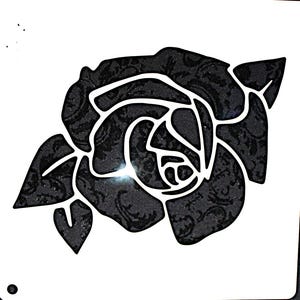ambachtelijke stencil #194 roze bloem mylar 7 mil 5 x 5 schilderij kunst afbeelding foto plant