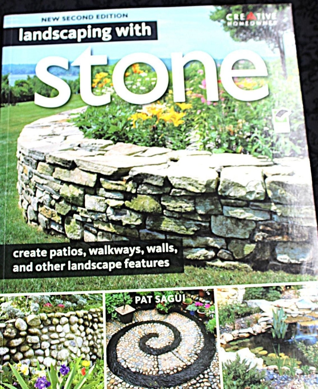 Softcover Reference Guide Landscaping With Stone How-to Book Grden ...