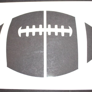 mylar FOOTBALL #27 sports stencil school sports team