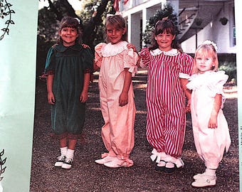 new unused pattern girls jumpsuit sewing pattern sizes 2-6