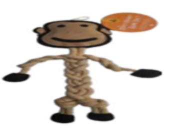 Monty Monkey Rope Toy – Durable Dog Chew Toy for Aggressive Chewers | Tug of War Pet Toy for Teeth Cleaning, Training & Fun