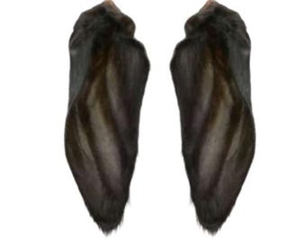 Natural Black Buffalo Ear Dog Chew – All-Natural, Single Ingredient, Long-Lasting Dog Treat