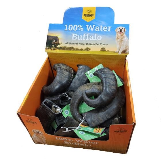 犬用天然水牛角 - ミディアムサイズチュー | 長持ち、無臭、生皮代替品