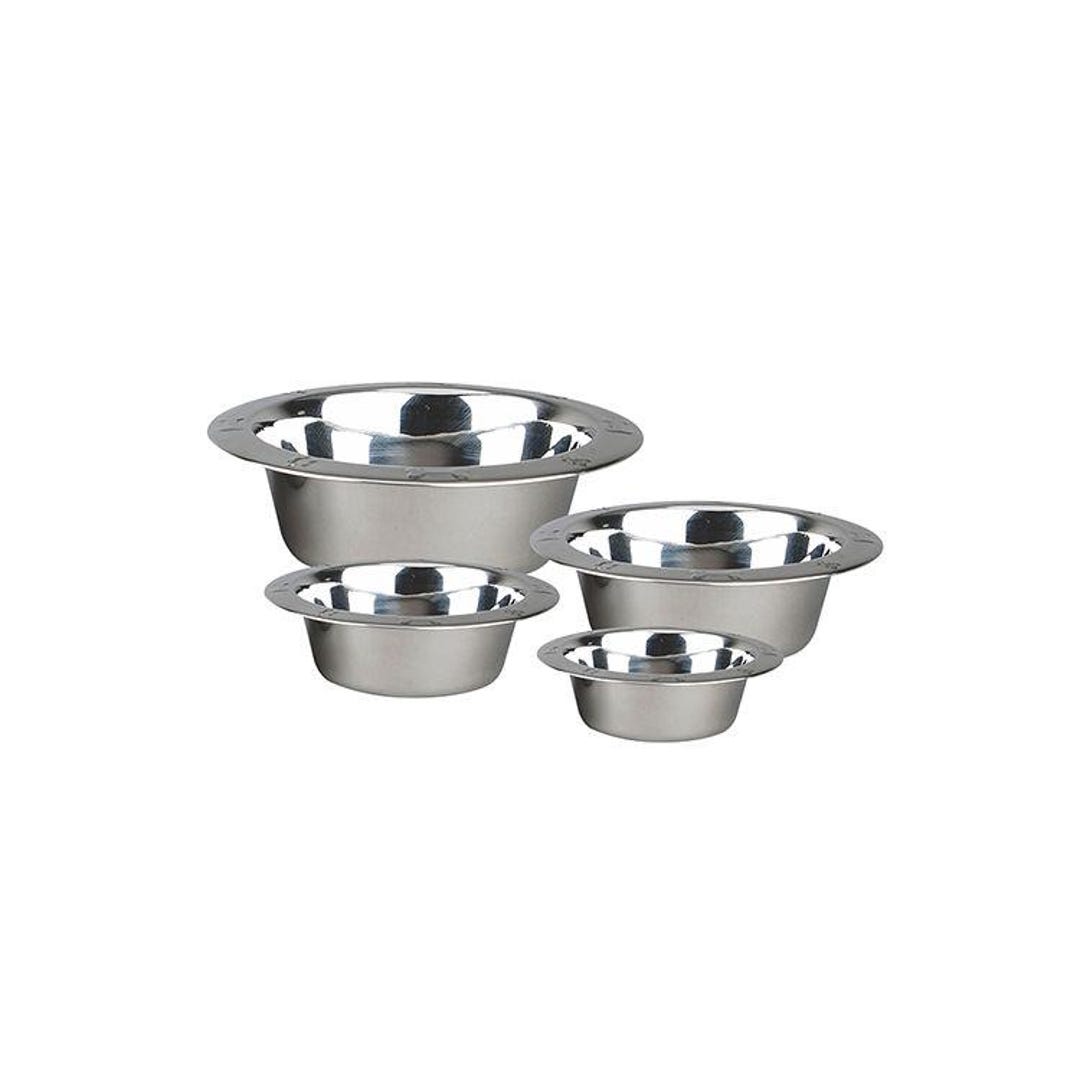 Shallow Red Rabbit Bowl Red Rabbit Embossed Stainless Steel Pet Bowl – Durable, Rustproof ...