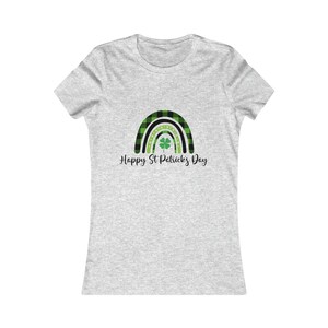 Happy St Patricks Day Rainbow Boho Women&#39;s Favorite Tee