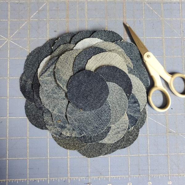 Blue Round Rug - Etsy