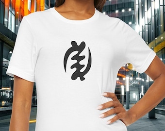 Símbolo ghanés Gye Nyame, camiseta con símbolo adinkra, camiseta de algodón colorida, camisa africana de verano, viaje a Ghana