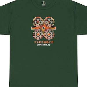 Adinkra Symbol Ghanaian Dweninmmen Symbol Cotton Gilden T-shirt