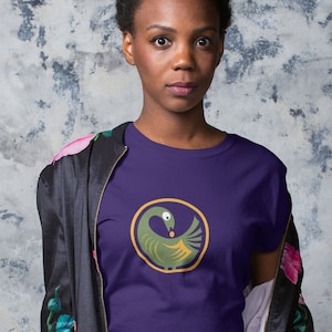 Graphic Tee, Sankofa Symbol | African Adinkra Print Shirt | Colorful t-shirt | Simple Design Tshirt, Cotton shirt, Ghanaian Symbol