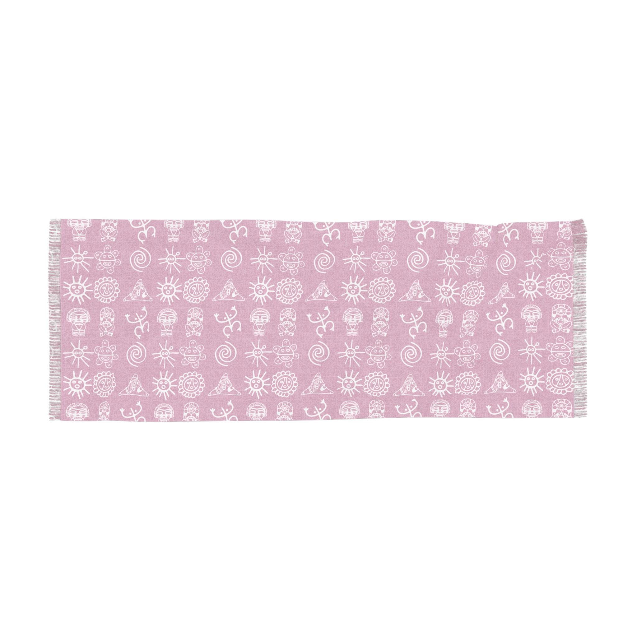 Spring Tiano Taino Symbol Light Scarf, Puerto Rican Pride Accessories, Spring Summer ...