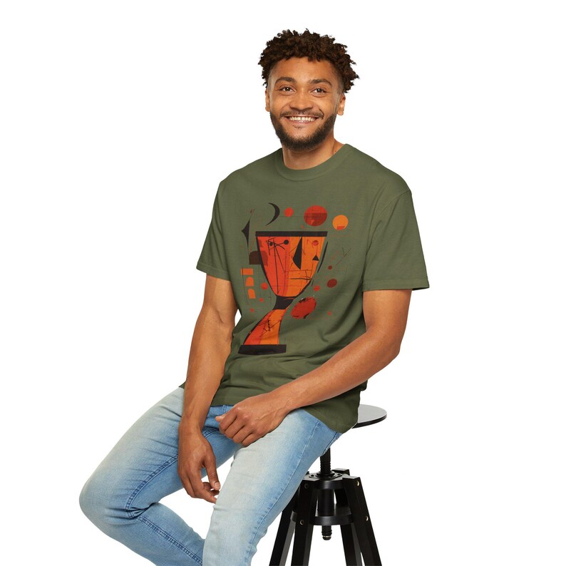 African Djembe Drum Tee, T-Shirt | Comfort Colors Cotton Graphic image 11