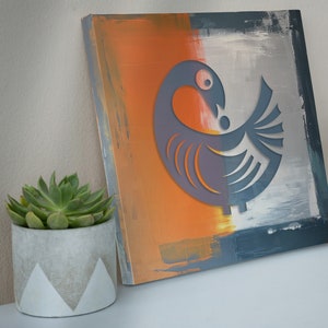 Adinkra Symbol Art Prints on Canvas Gallery Wraps, West African Symbols, Ghanaian Symbols, Wall Art, Home Decor