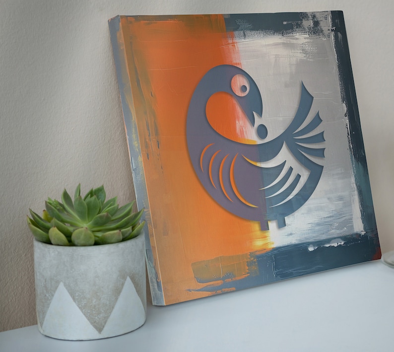 Adinkra Symbol Art Prints on Canvas Gallery Wraps, West African Symbols