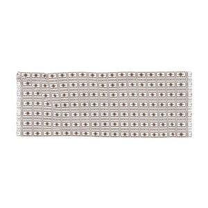 Écharpe inspirée du mud Cloth (Marron sur blanc) | Écharpe à motif bogolan africain | Écharpe artistique tendance légère image 8