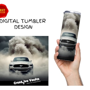 USA Ford Mustang GT Tumbler Design, Digital Tumbler 20oz, Tumbler PNG, digital Tumbler Wrap