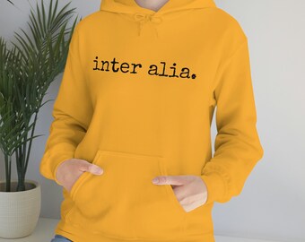 Inter Alia Hoodie, Geschenk für Juristen, JuraStudent Hoodie, Jurist Hoodie, Lustiger JuraStudent, Lawyer Hoodie