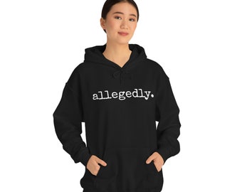 Angeblich Hoodie, Jurist Geschenk, JuraStudent Hoodie, Jurist Hoodie, JuraStudent, Jurist Hoodie (dunkel)