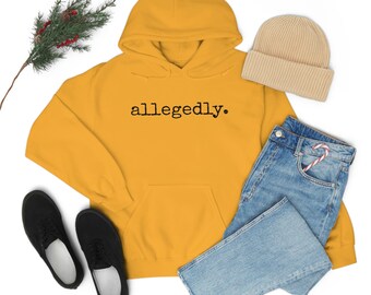 Angeblich Hoodie, Ehemann Geschenk, JuraStudent Hoodie, Jurist Hoodie, lustiger JuraStudent, Lawyer Hoodie