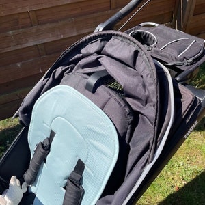 Headrest/backrest holder | Fixation of seat position | for upright sitting in the Thule Urban Glide 2 / 3 stroller