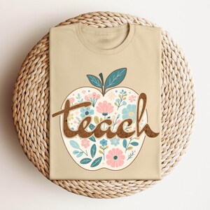 Teacher Apple Shirt, Retro Teacher Shirt, Teacher Appreciation T Shirt, First Day of School, Leopard Apple Teacher Shirt, Teacher Life Shirt