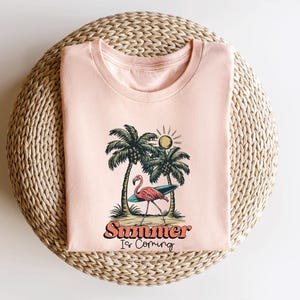 Summer Is Coming Shirt, Holiday T-Shirt, Salty Beach T-Shirt, Summer T-Shirt, Beach Party Shirt, Palm shirt, Beach Shirt, Surfing Love Shirt