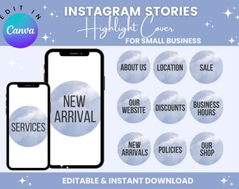 24 Instagram Highlight Cover for Small Business,IG Story Cover,Aesthetic Highlight Cover, Instagram Story,IG Follower Boost,Simple Theme