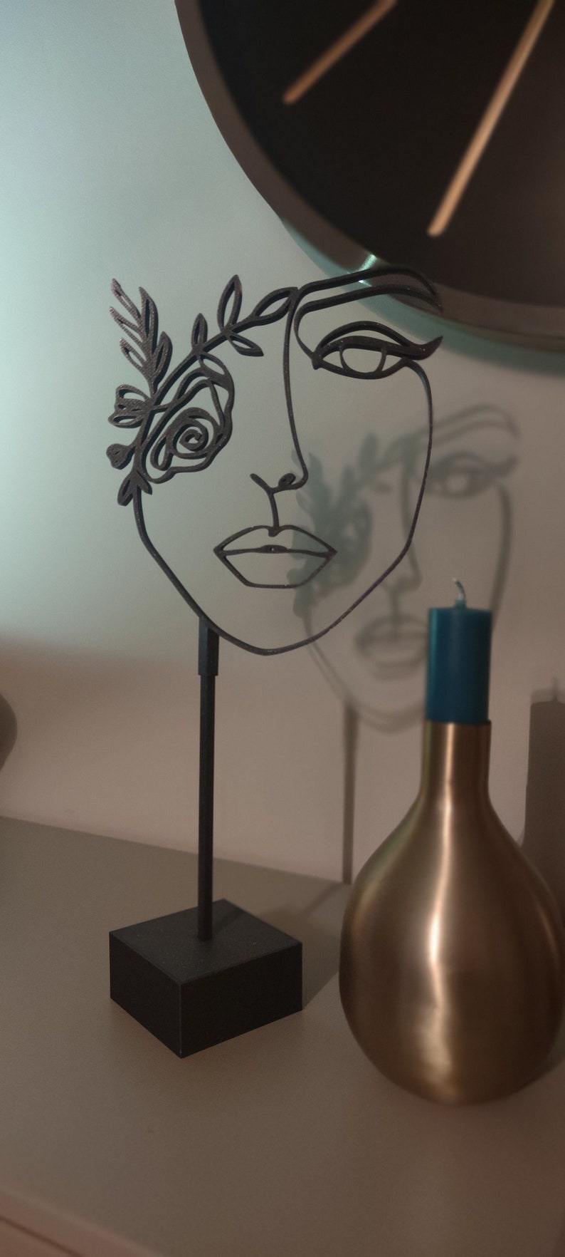 Abstract Faces Stand Stand Line Art Decoration Figure Face Abstract Woman Face Drawing ...