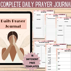 Prayer Planner, Digital Prayer Journal, GoodNotes Prayer Journal, Daily Prayer Journal Printables, Faith Journal, Daily Prayer Planner