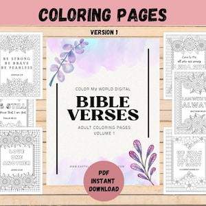 Printable Bible Verse Coloring Pages - Scripture Coloring Sheets for Adults and Kids
