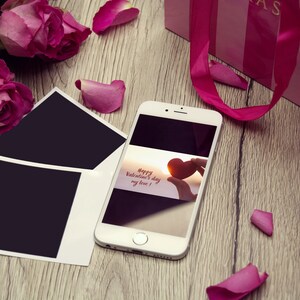 Happy Valentine's Day Digital Card Gift for Girlfriend Gift for ...