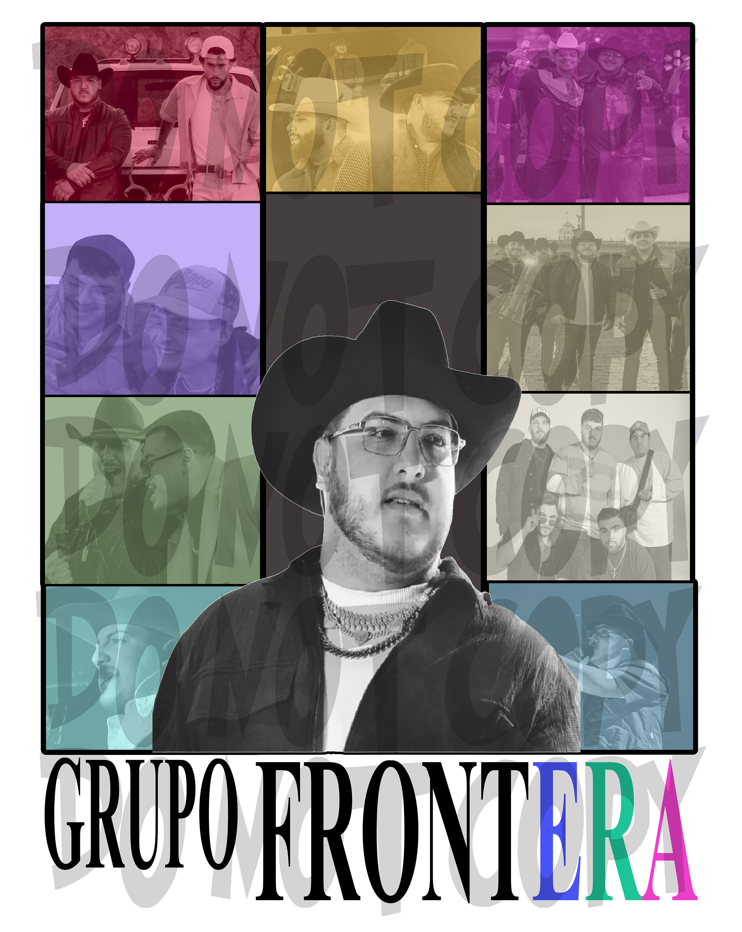 Frontera Era, Frontera Png, Grupo Frontera Png, Frontera Sublimation Etsy