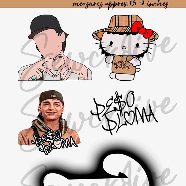 temporary tattoos, peso pluma tattoos, kitty peso pluma tattoos, peso pluma accessories