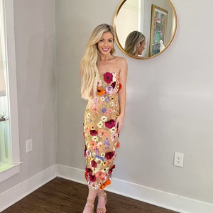 Tan Cocktail Dress - Etsy