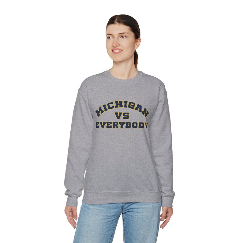 Michigan VS Everybody Unisex Heavy Blend™ Crewneck Sweatshirt - Etsy