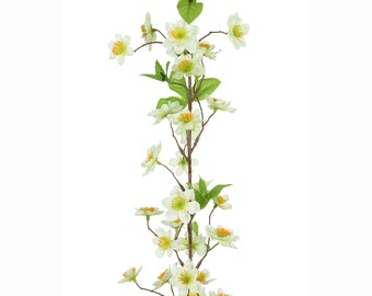 Apple Blossom Garland Cream 180cm | Spring Decorations