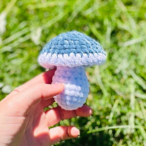 Mini Crochet Plushie Pattern Crochet for Beginners Easy Simple Crochet Pattern Digital Download Amigurumi Pattern Fluffy Yarn Soft