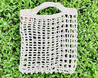 Mini Crochet Net Bag Pattern PDF Download Beginner Friendly Mini Tote Mesh Bag Crochet Market Bag Pattern Mini Crochet Bag Tutorial Hand Bag