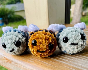 Mini Bee Plushie Crochet Pattern Beginner PDF Download Crochet Pattern Tiny Honey Bee Amigurumi Pattern Velvet Bee Small Crochet Plushie