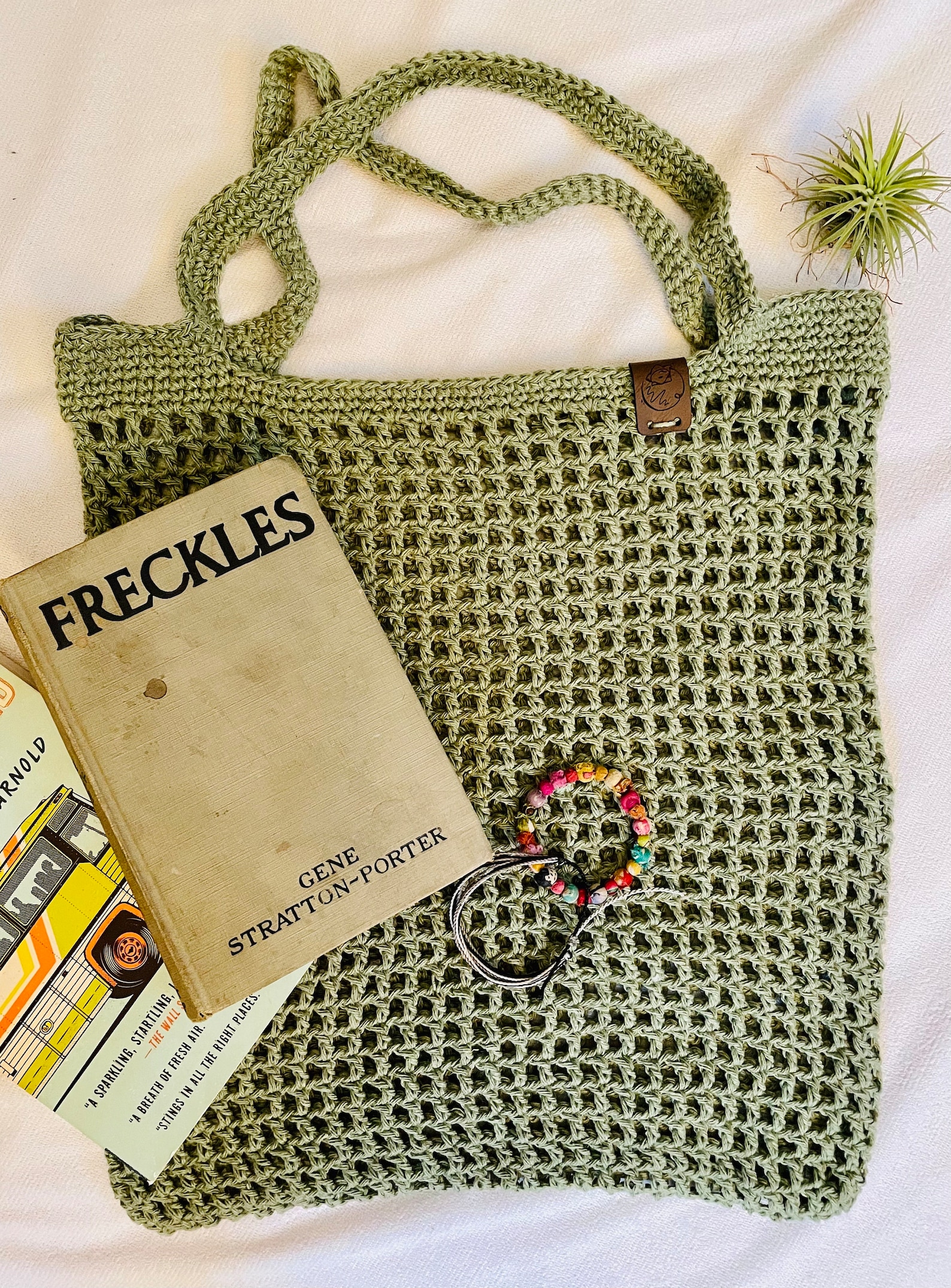 Shopping Bag Crochet Pattern Grocery Tote Handmade Tutorial Market Bag ...