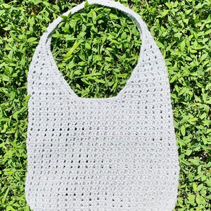 Crochet Mesh Bag Pattern PDF Download Beginner Friendly Mesh Hand Bag ...