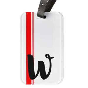 Personalized Travel Luggage Tag, Modern Initial Design, Stylish Baggage Tag, Unique Gift for Travelers, Custom Name Tags, Vacation [...]