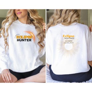 Sudadera Eclipse personalizada, suéter Eclipse, sudadera para cazadores de Eclipse, regalo para entusiastas de Eclipse, personalización de Eclipse